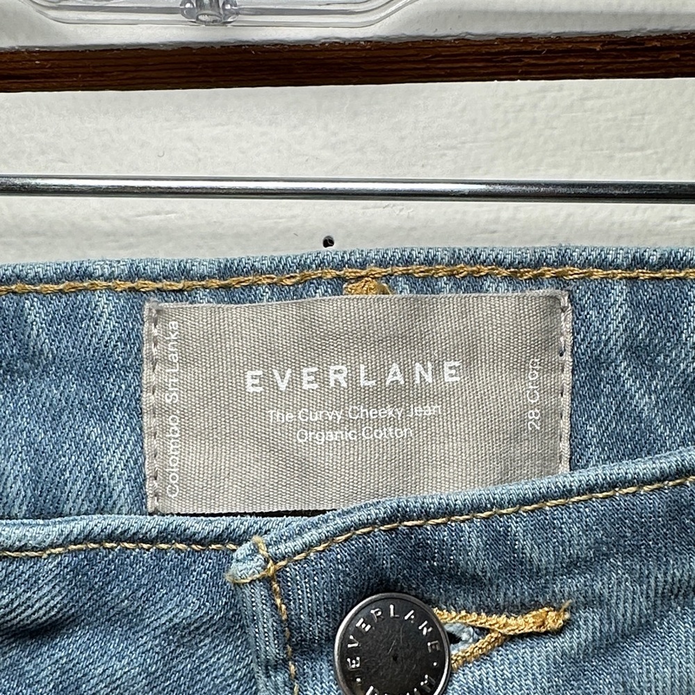 Everlane The Curvy Cheeky Jean Organic Cotton 28 Crop - Picture 4 of 9